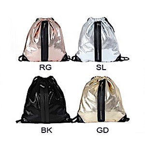 Metallic Drawstring Bag