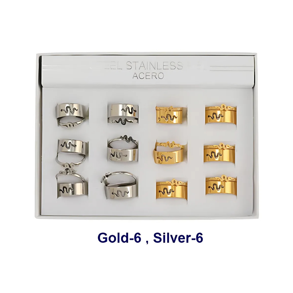 TR1871 - Stainless Steel Snake Ring