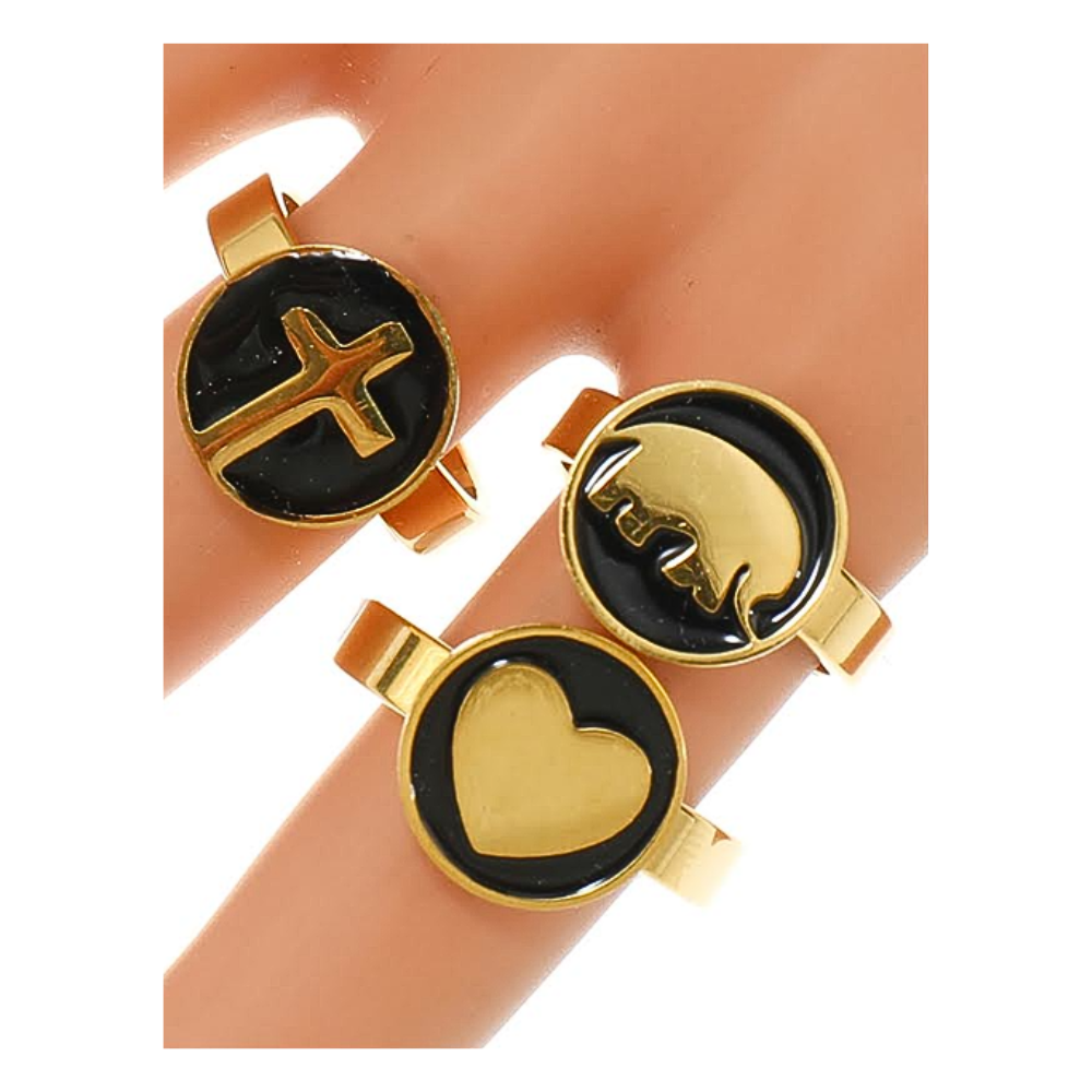 TR1881 - Stainless Steel Enamel Ring
