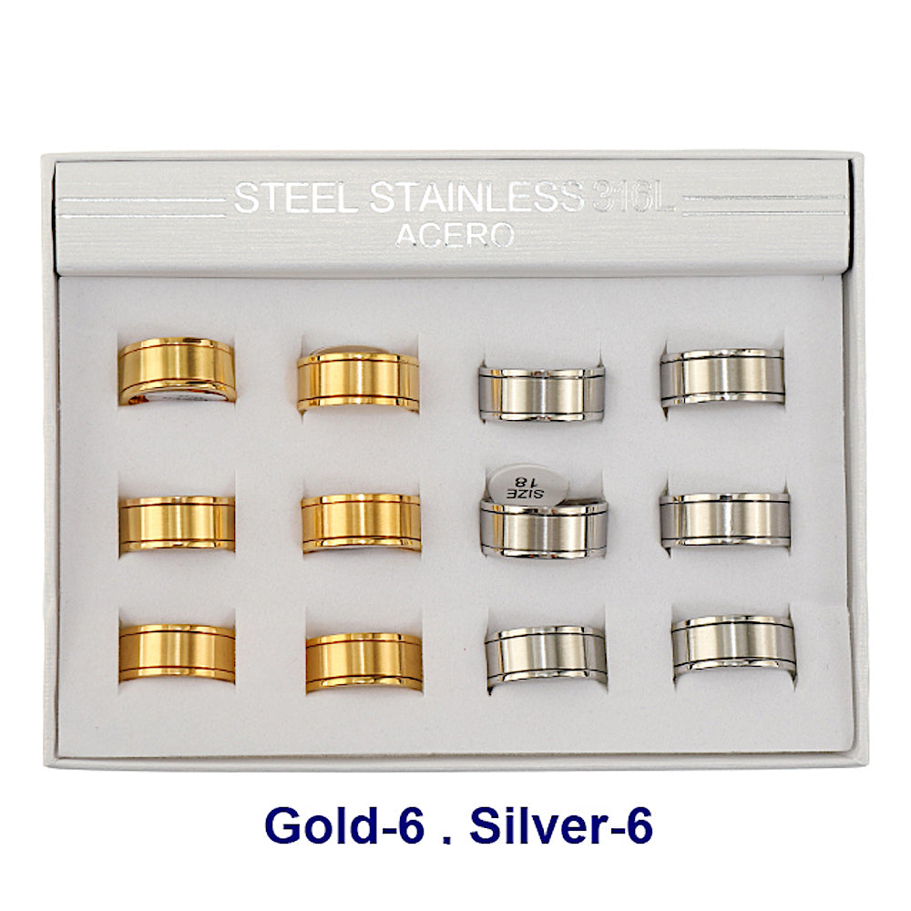 TR1916 - Stainless Steel Band Ring