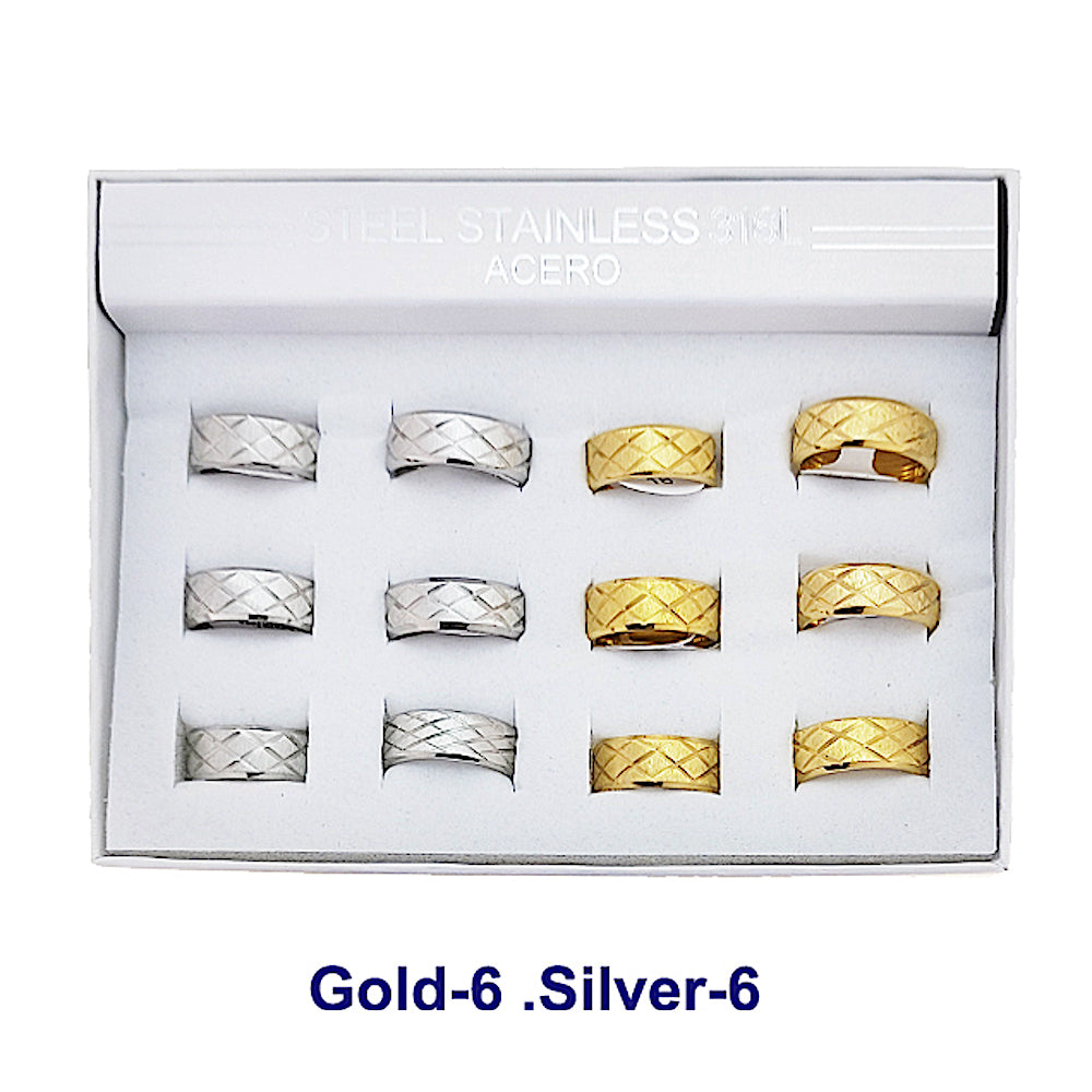 TR1973 - Stainless Steel Brushed Ring