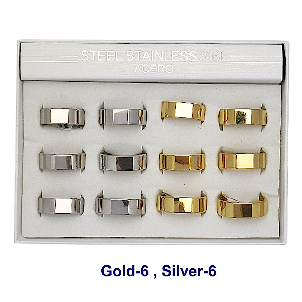 Stainless Steel Band Ring