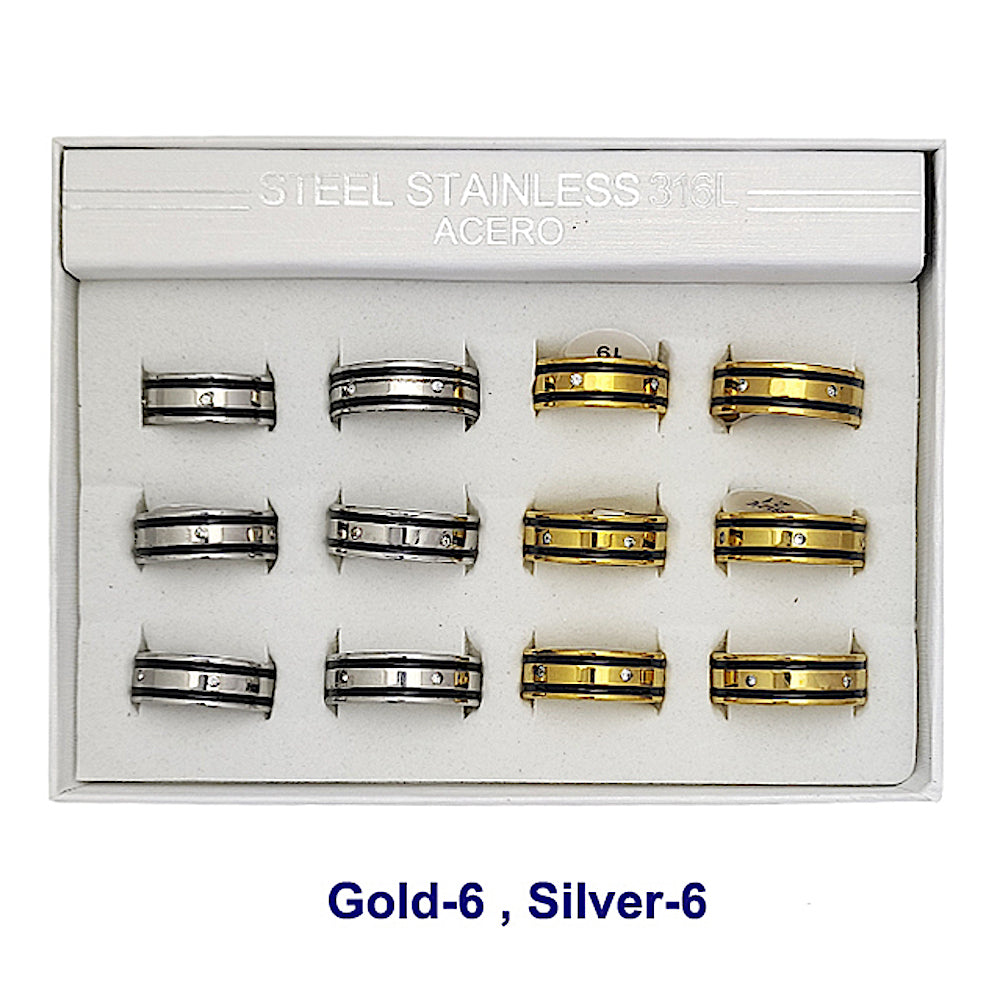 Stainless Steel Band Ring