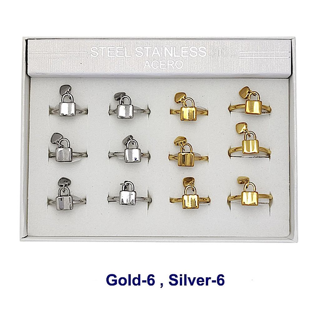 TR2011 - Stainless Steel Locket Ring