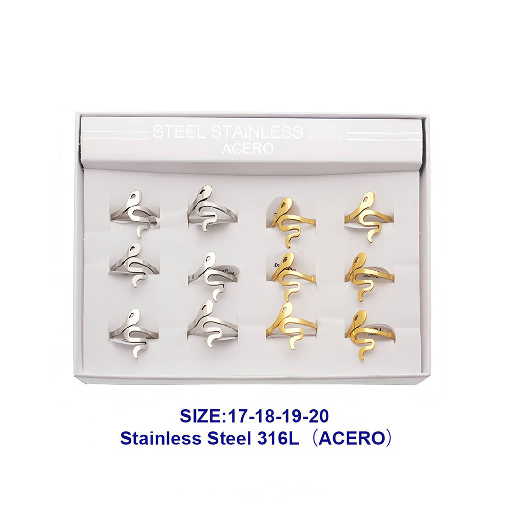 Stainless Steel Snake Ring
