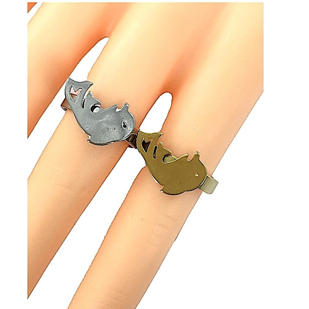 Stainless Steel Assorted Animal Ring