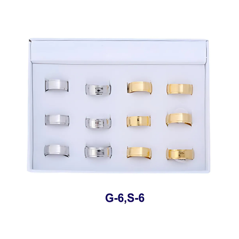 Stainless Steel Diamond Pattern Ring