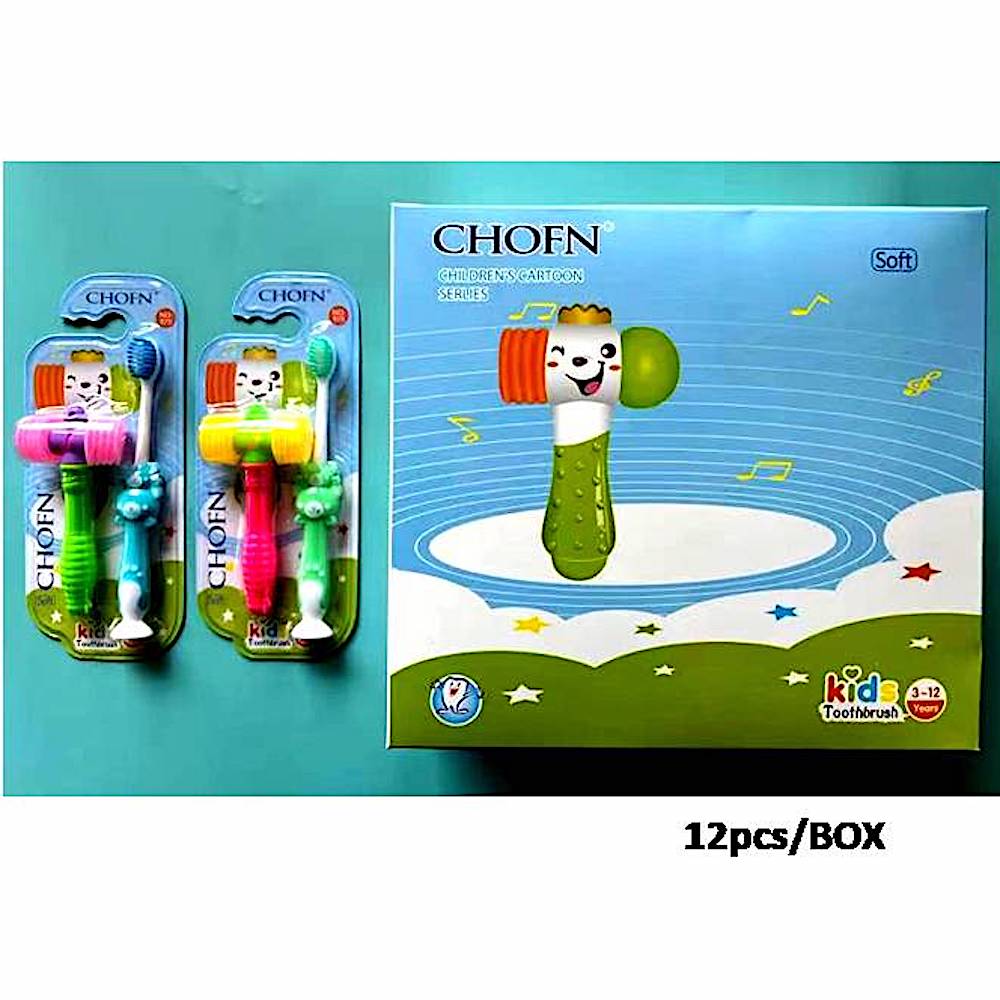 12 PCS Children's Toothbrush & Toy Set