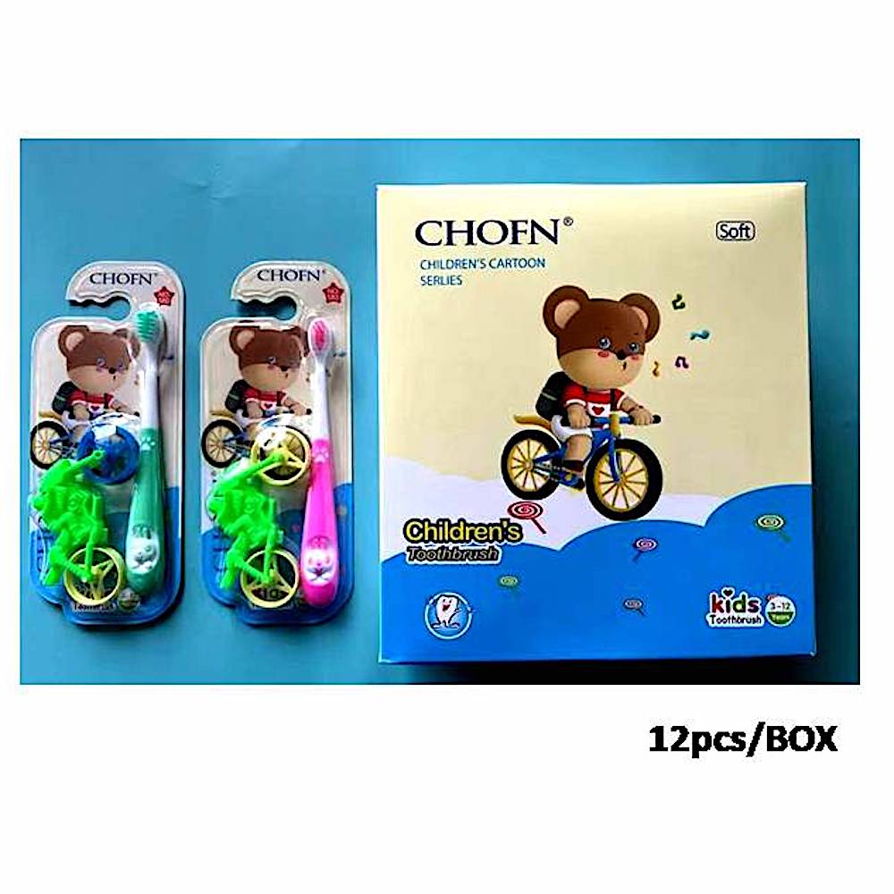 12 PCS Children's Toothbrush & Toy Set
