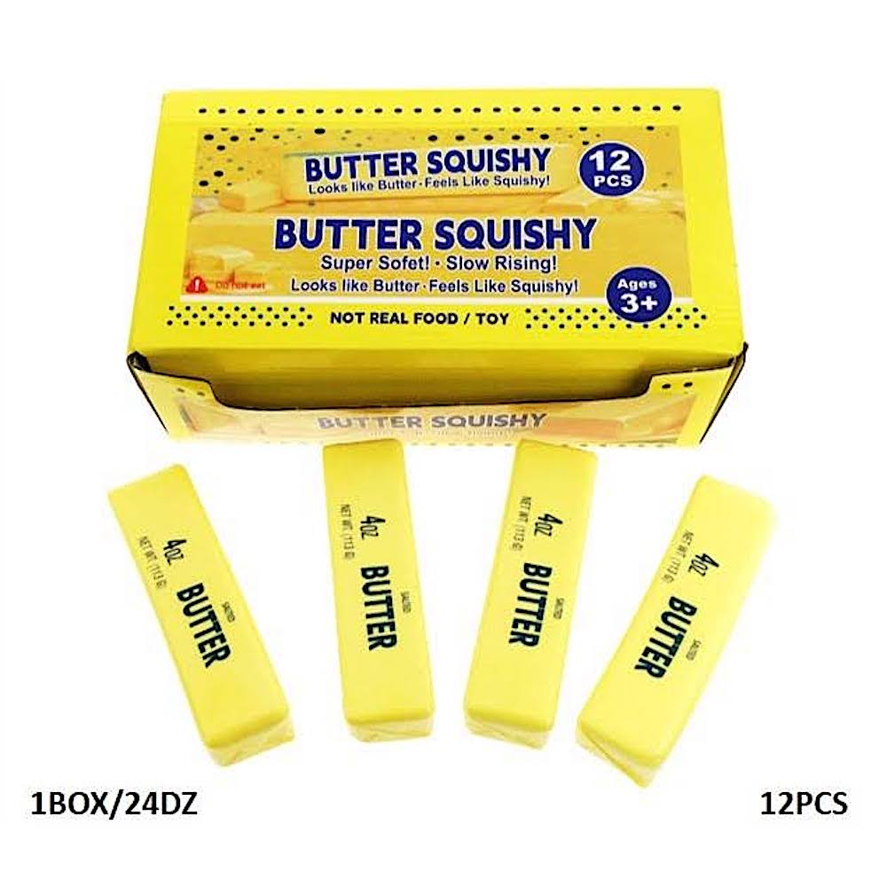 12 PCS Butter Stick Squish Slow Rise Squeeze Toy
