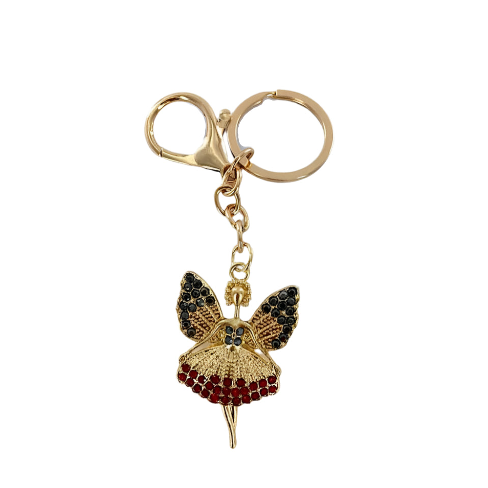 YK1026 - Rhinestone Fairy Keychain