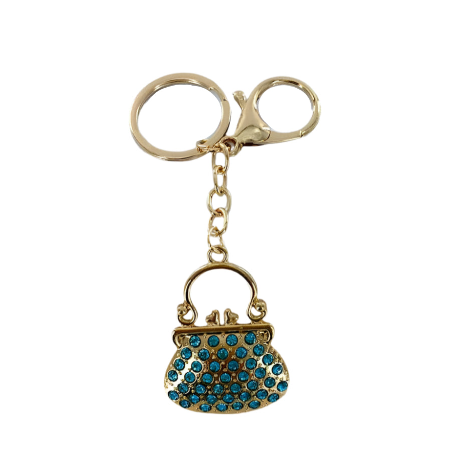 YK1045 - Rhinestone Mini Purse Keychain