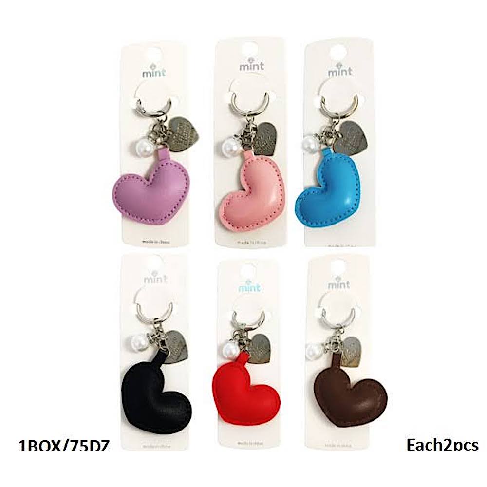 Heart Charm Keychain