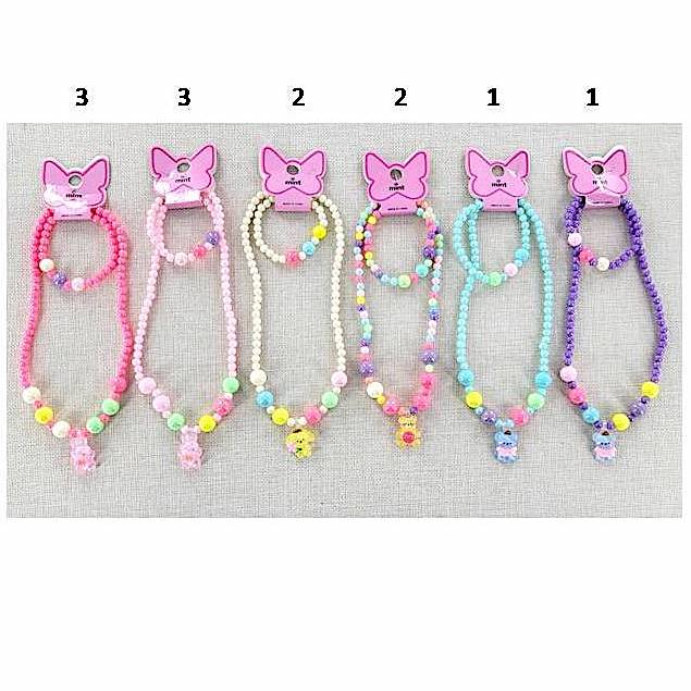 Cute Animal Necklace & Bracelet Set