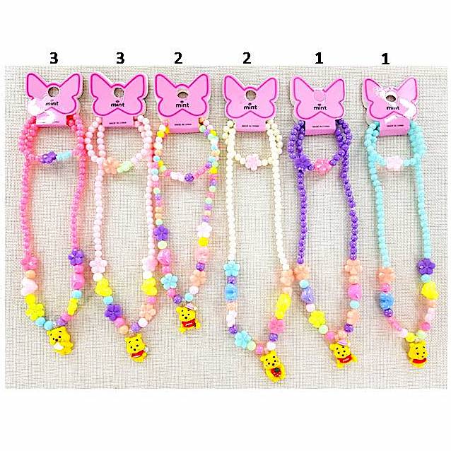 Honey Bear Necklace & Bracelet Set