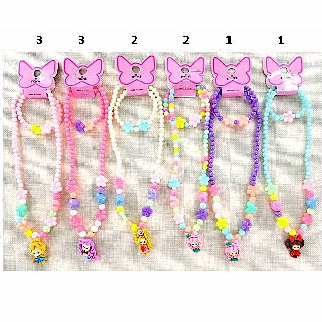 Doll Necklace & Bracelet Set