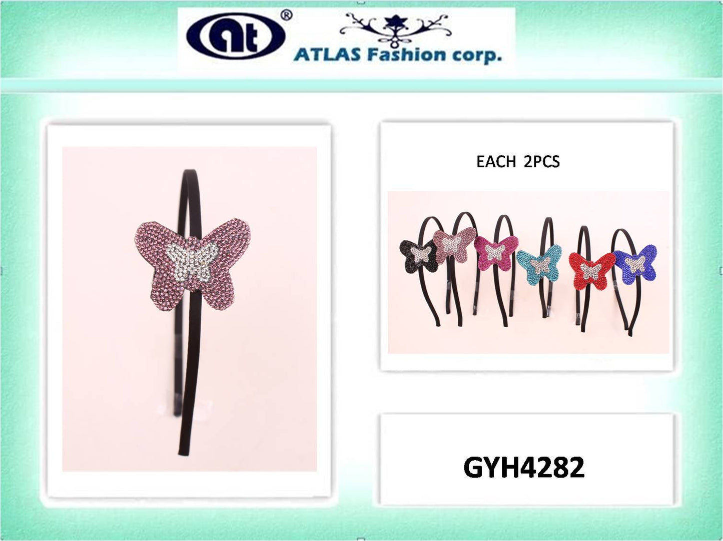 Rhinestone Butterfly Hairband