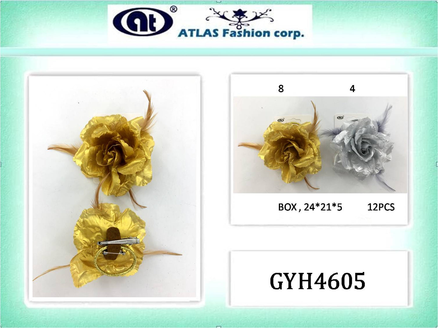 Multi Purpose Flower Hair Accessory