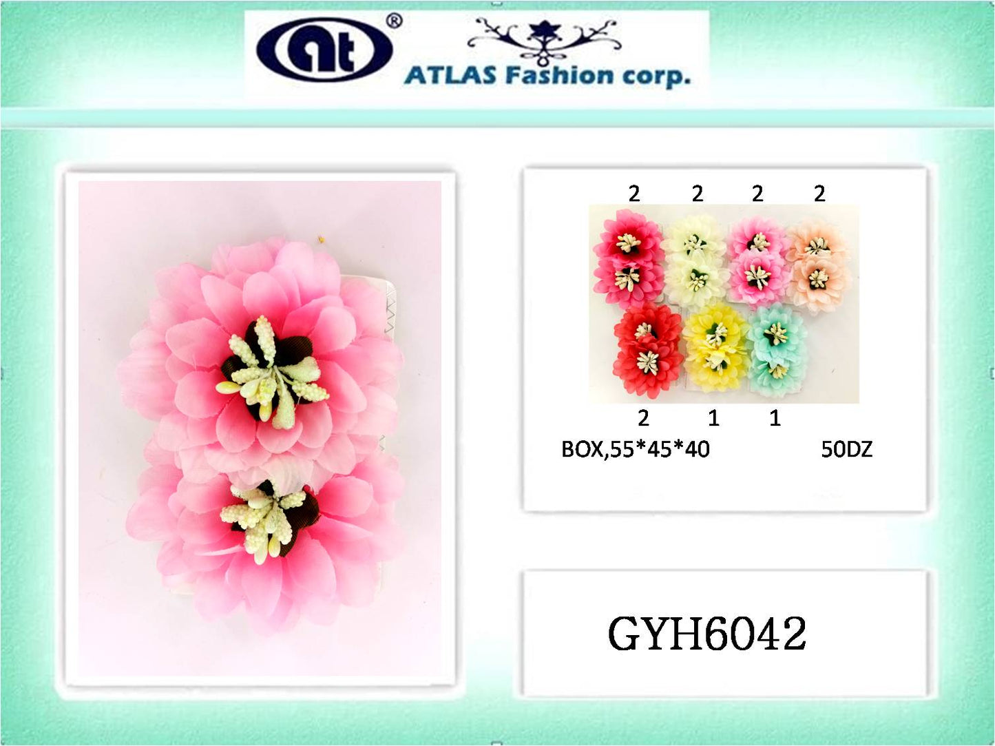 Flower Hair Clip Set