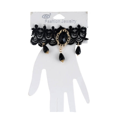 60 PCS Vintage Goth Lace Bracelet