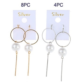 JAE27194 - Korean Style Circle Drop Earring