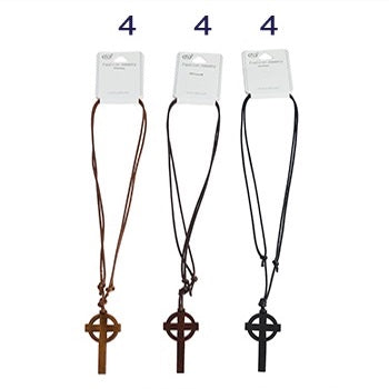 Wooden Cross Pendant