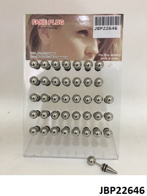 40 PCS Stainless Steel Flatback Stud Jewelry