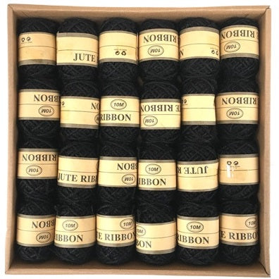 24 PCS Jute Hair Braiding Strings