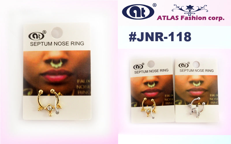 12 PCS Faux Septum Nose Ring