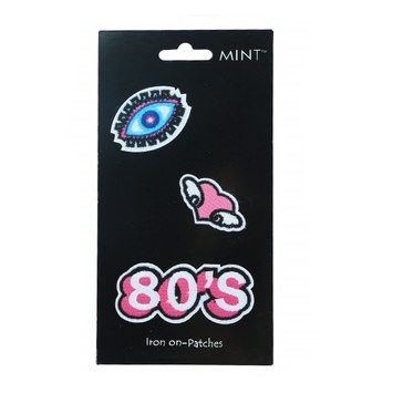 JP001 - 80's Iron On Patch Set