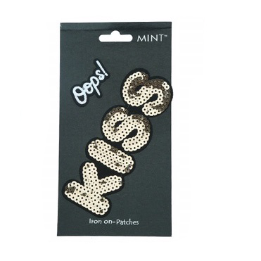 JP005 - Kiss Iron Iron On Patch Set