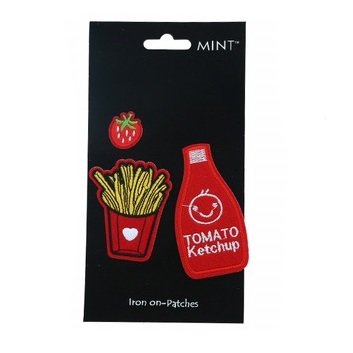 JP007 - Fries Iron On Patch Set