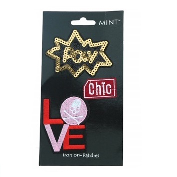 JP015 - Love Iron On Patch Set