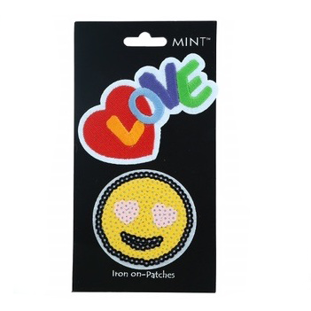 JP025 - Love Iron On Patch Set