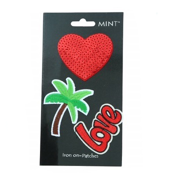 Palm Tree Iron On Patch Set