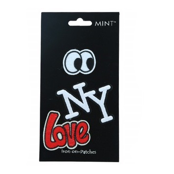 NY Iron On Patch Set