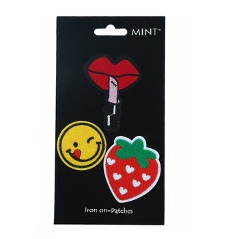 Strawberry Iron On Patch Set