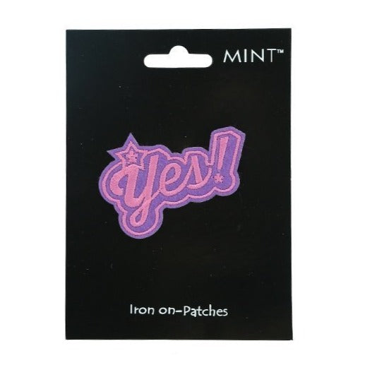 Yes Iron On Patch