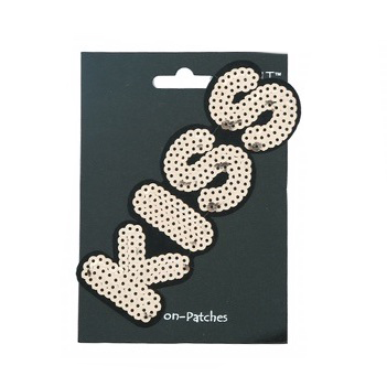 Sequin Kiss Iron On Patch