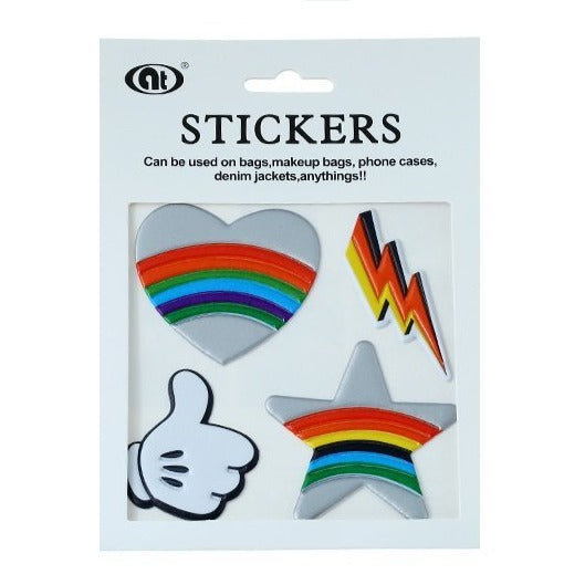Assorted Rainbow Sticker Set