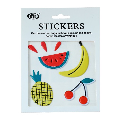 Assorted Fruit Sticker Set