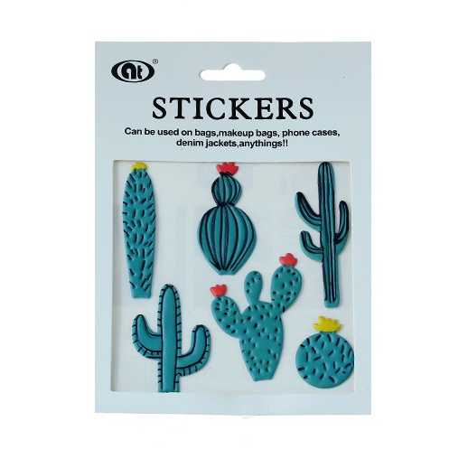 Assorted Cactus Sticker Set