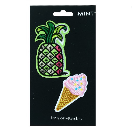 Pineapple Iron On Patch Set
