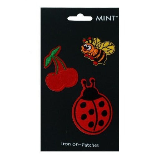 Ladybug Iron On Patch Set