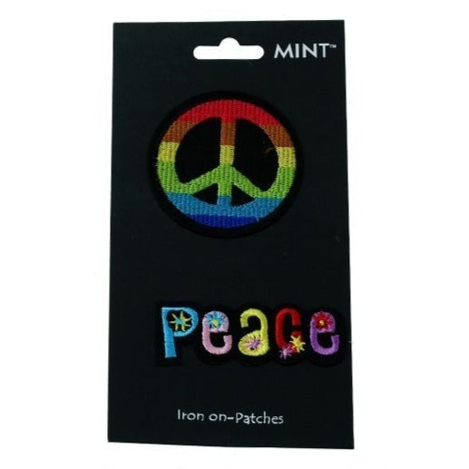 Peace Iron On Patch Set
