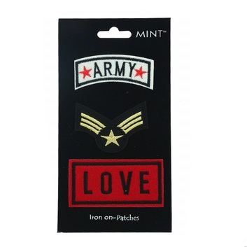 JP020 - Army Iron On Patch Set