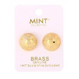 MS583 - 14K Gold Plated Post Earring
