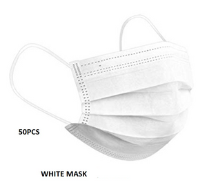 White Medical Mask 50 Pce Pack