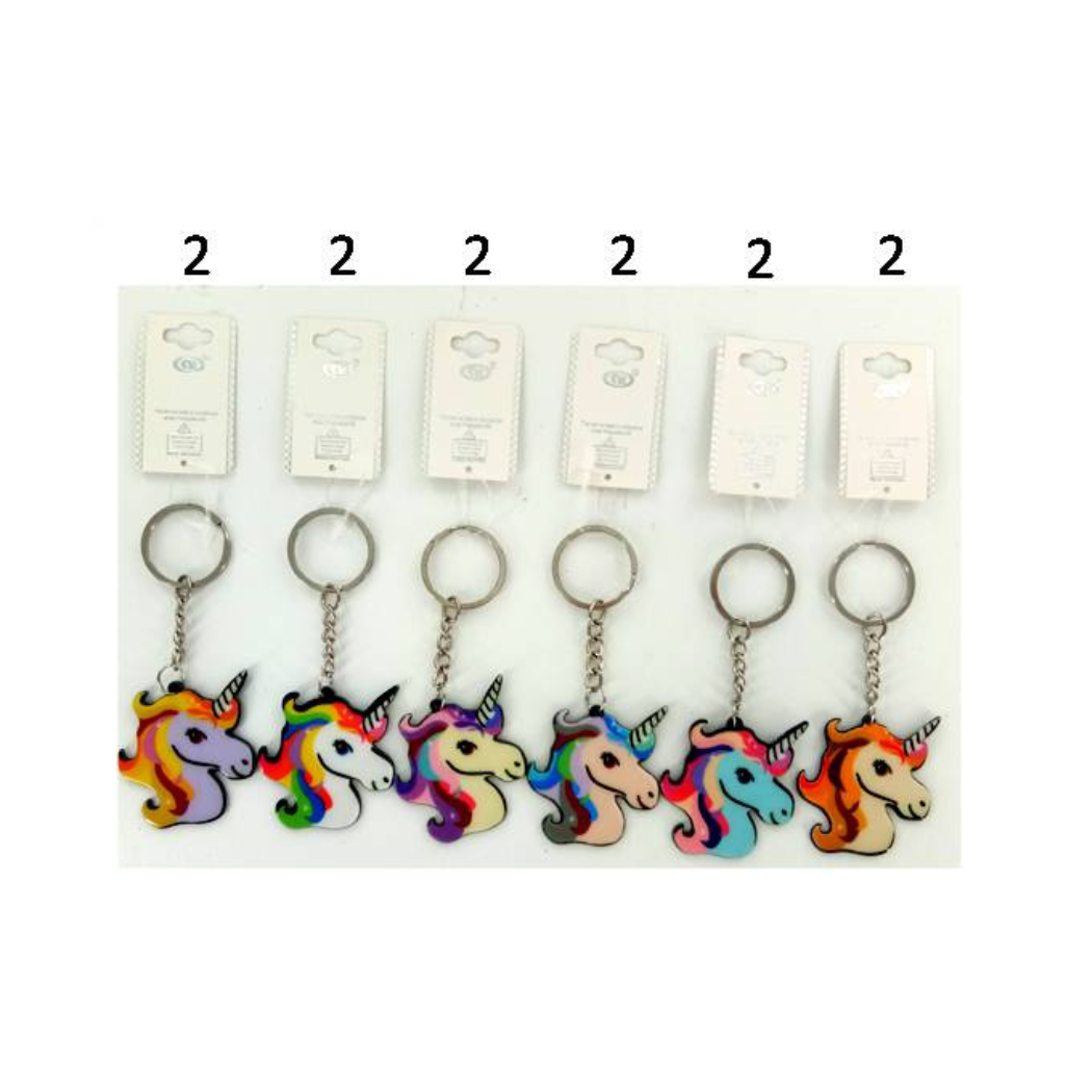 GYH6179-Unicorn Head Keychain