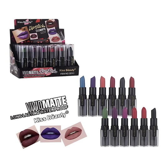 LT992 - Matte Waterproof Dark Color Lipsticks